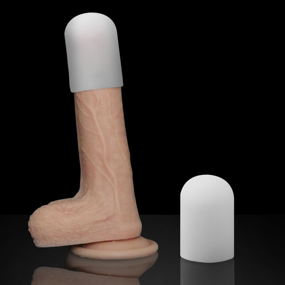 2Pcs/Set Penis Silicone Sleeve for Extender Stretcher Max Vacuum Enlargement USA