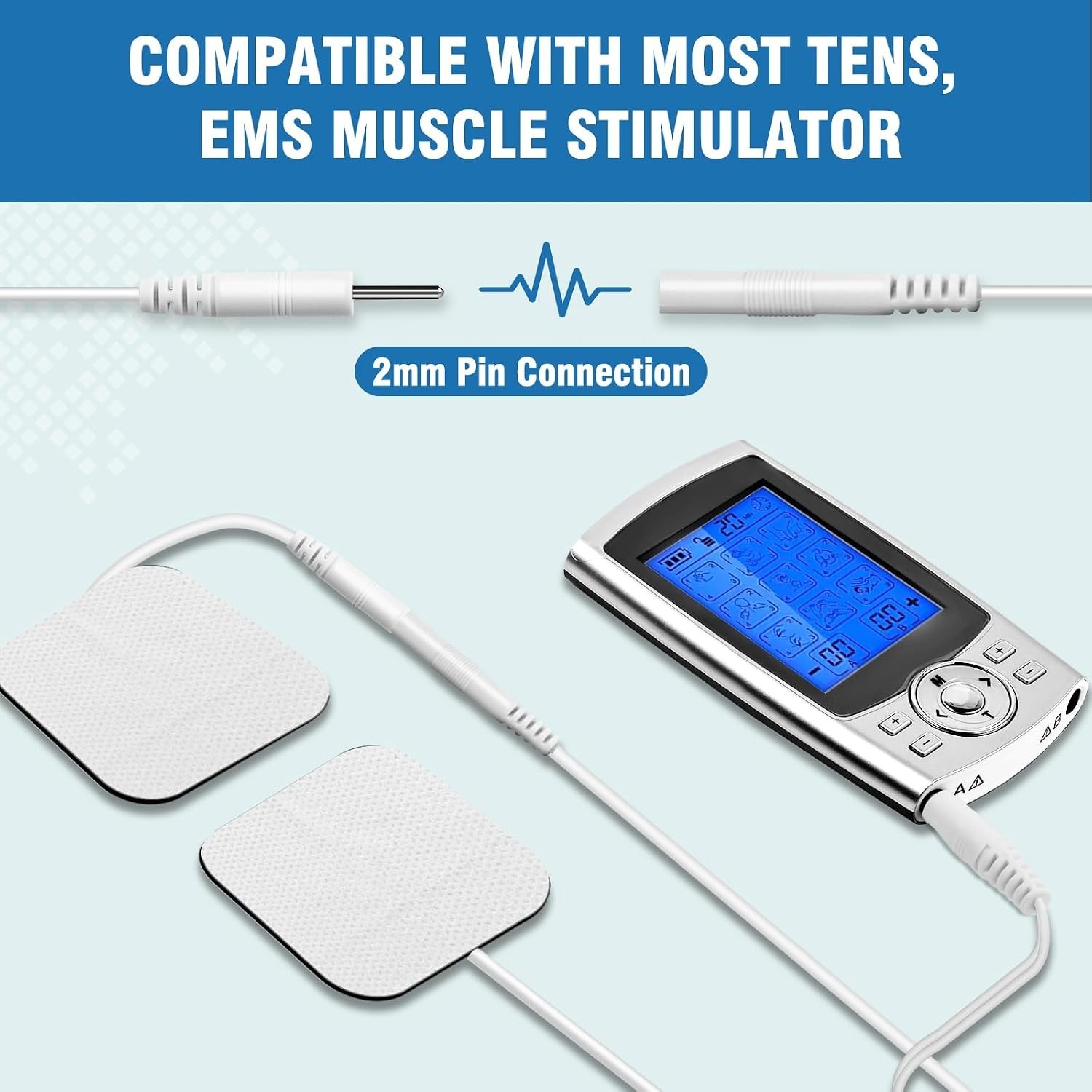 Medical-Grade TENS Electrode Pads 12pcs – Perfect for Daily Electrotherapy