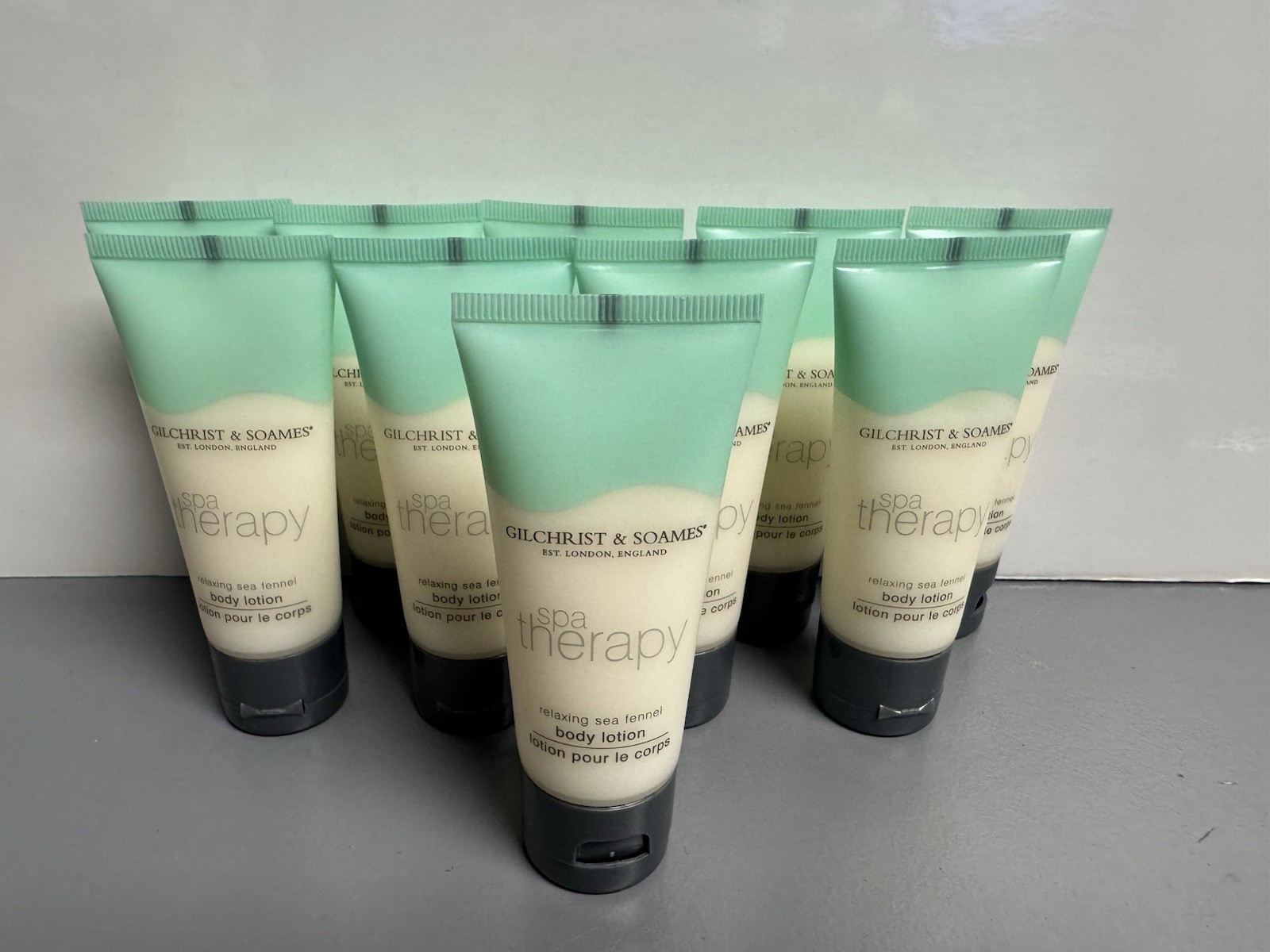 10 Pack Gilchrist & Soames Spa Therapy Relaxing Sea Fennel Lotion 1.35oz Travel