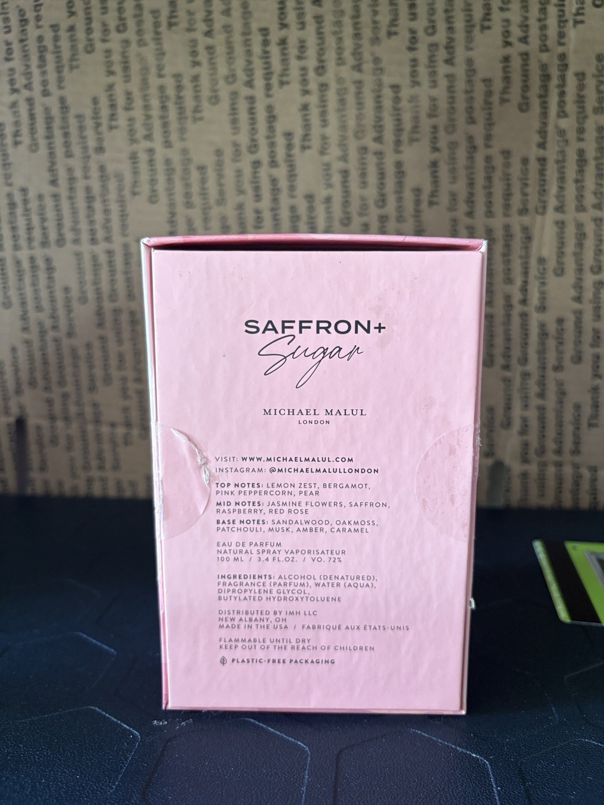 Michael Malul London Saffron+ Sugar Eau de Parfum Spray 3.4 fl oz