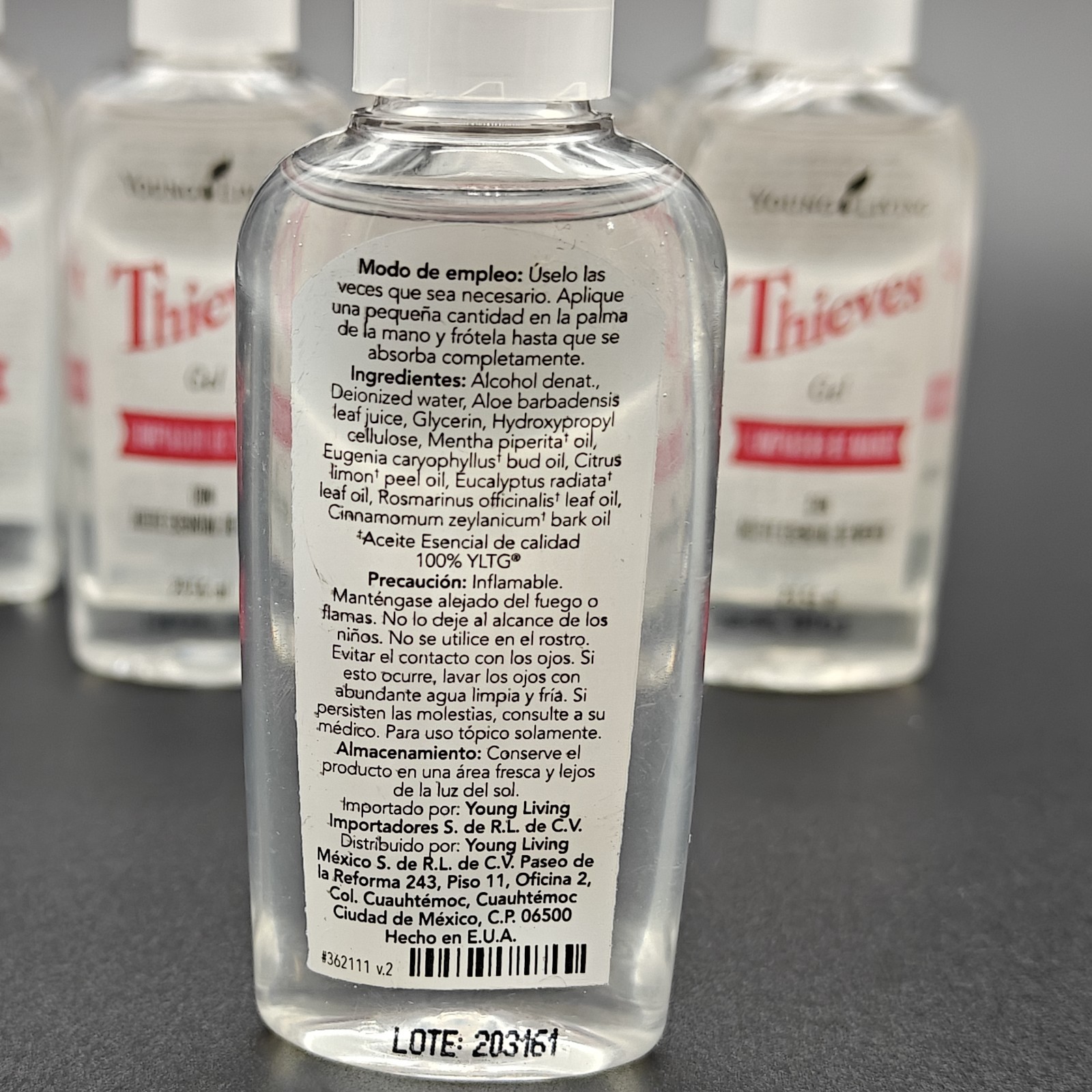 8 Pack Young Living Thieves Waterless Hand Sanitizer 1 FL Oz 29ml Each Free Ship