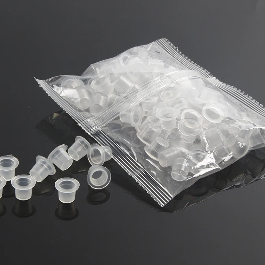 Disposable Microblading Tattoo Ink Cups S/M/L Plastic Permanent Makeup