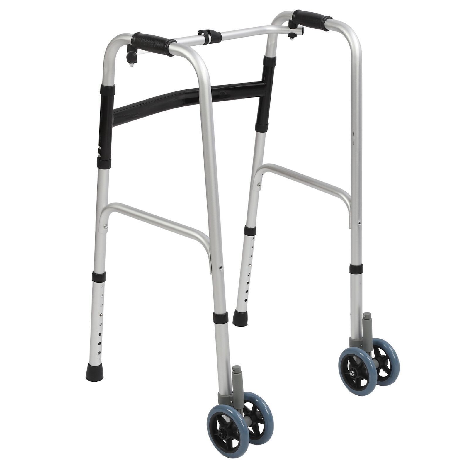 Walker Wheels Flexible Height Replacement Walker Feet Caster with Brake Wheel