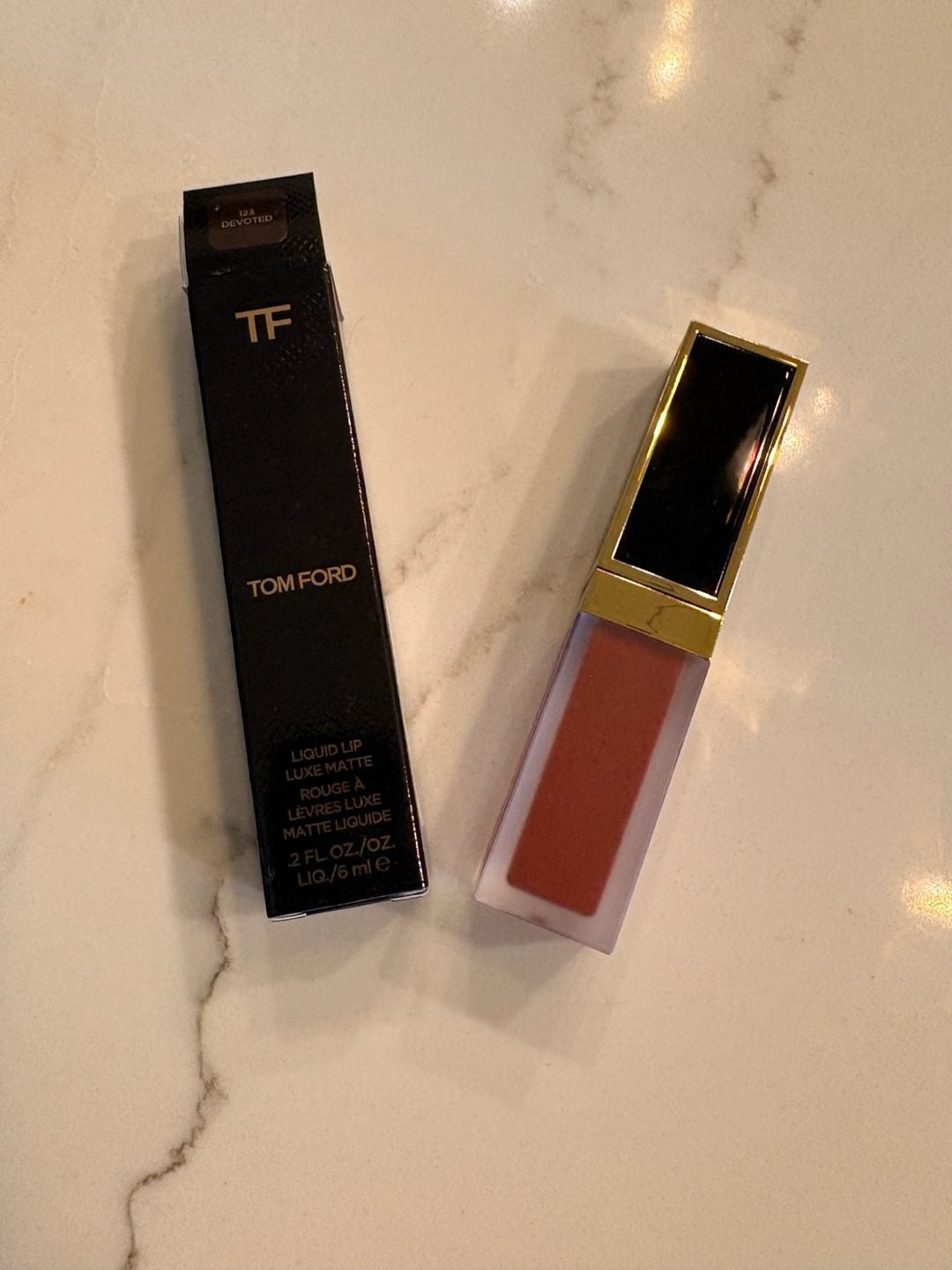 Tom Ford Liquid Lip Luxe Matte, Color devotion Full Size .2oz/6mL,New In Box