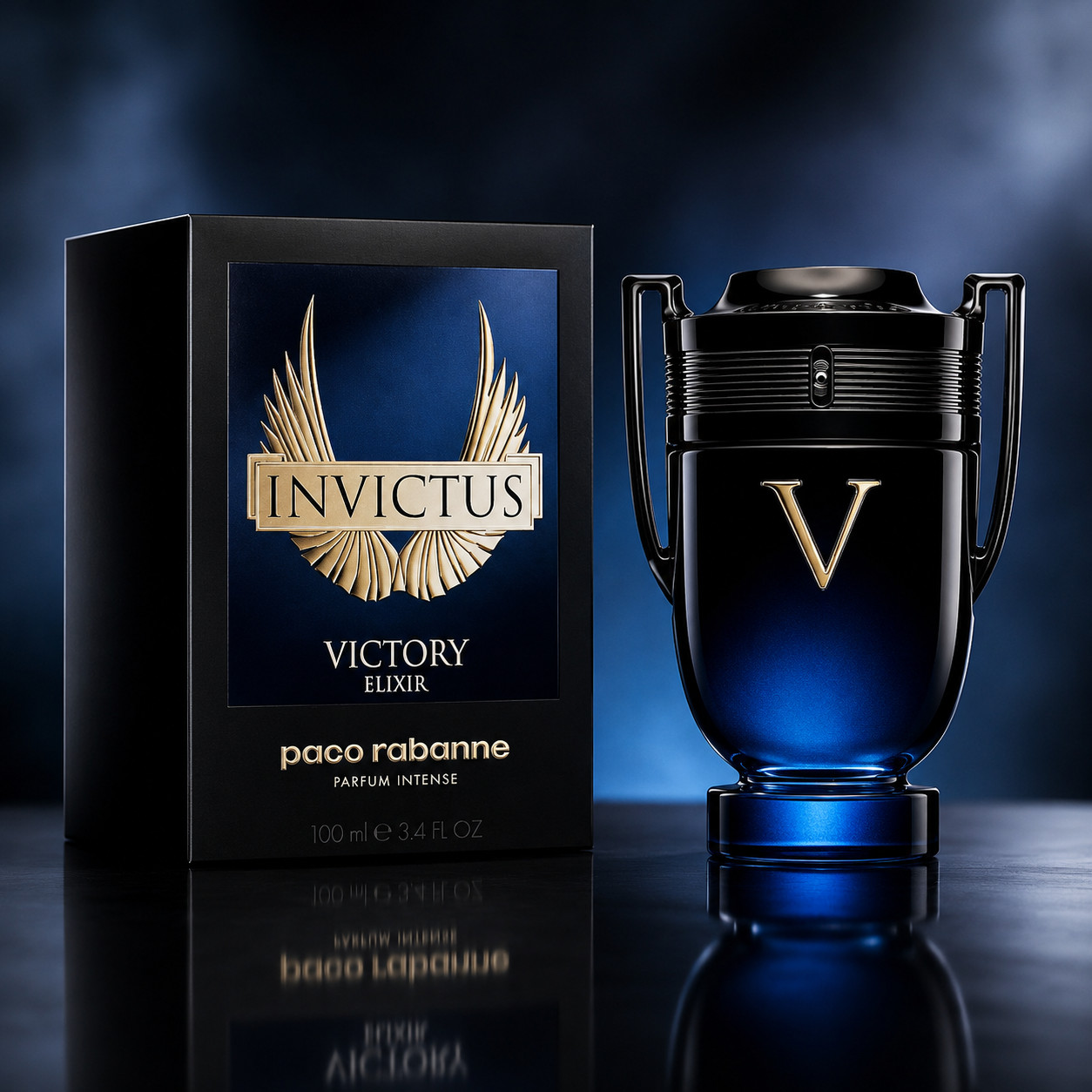 Invictus Victory Elixir by Paco Rabanne 3.4 oz Parfum Intense FREE DELEVERY