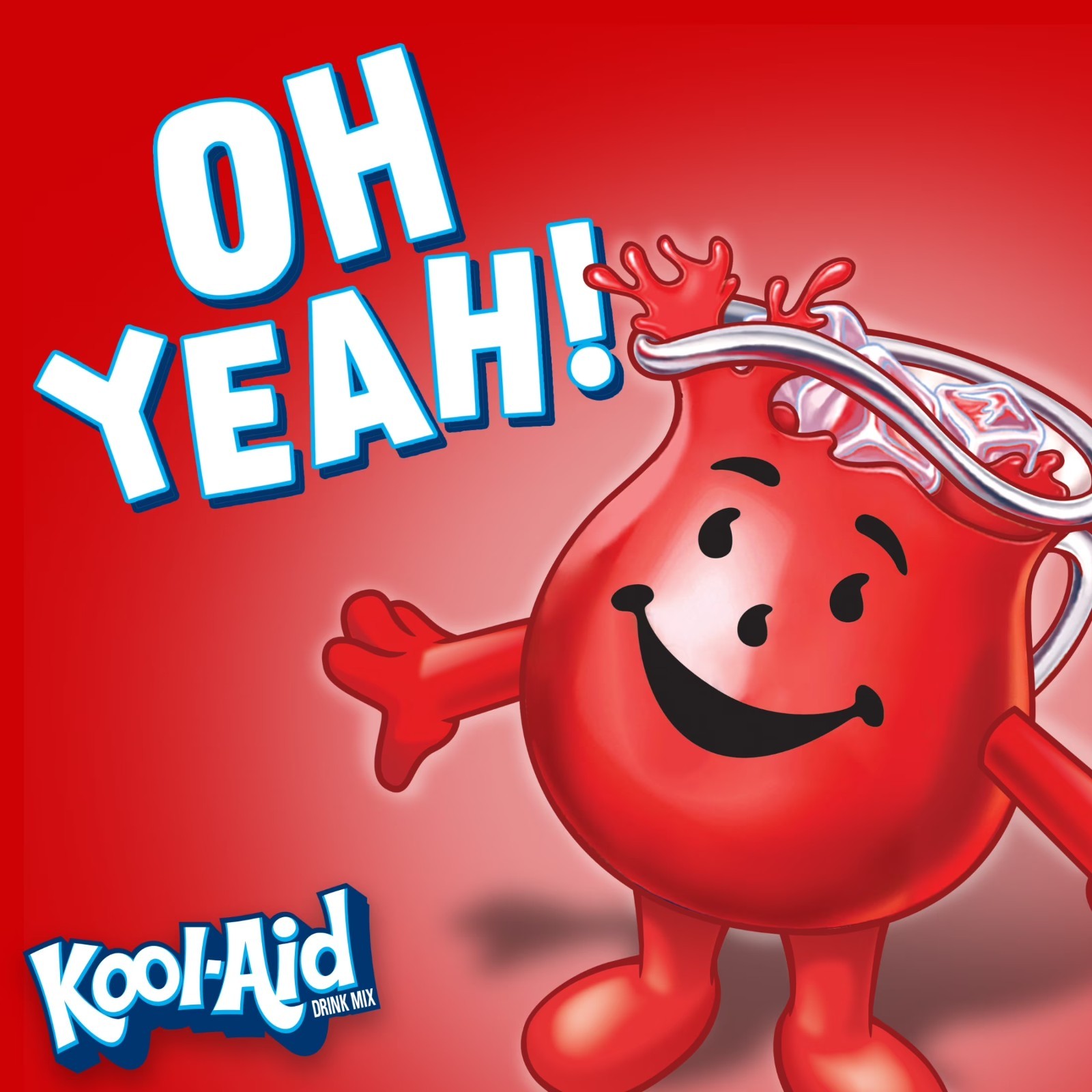 Kool-Aid Cherry Drink Mix Powder Sugar Sweetened Canister 63 oz Makes Many Drink