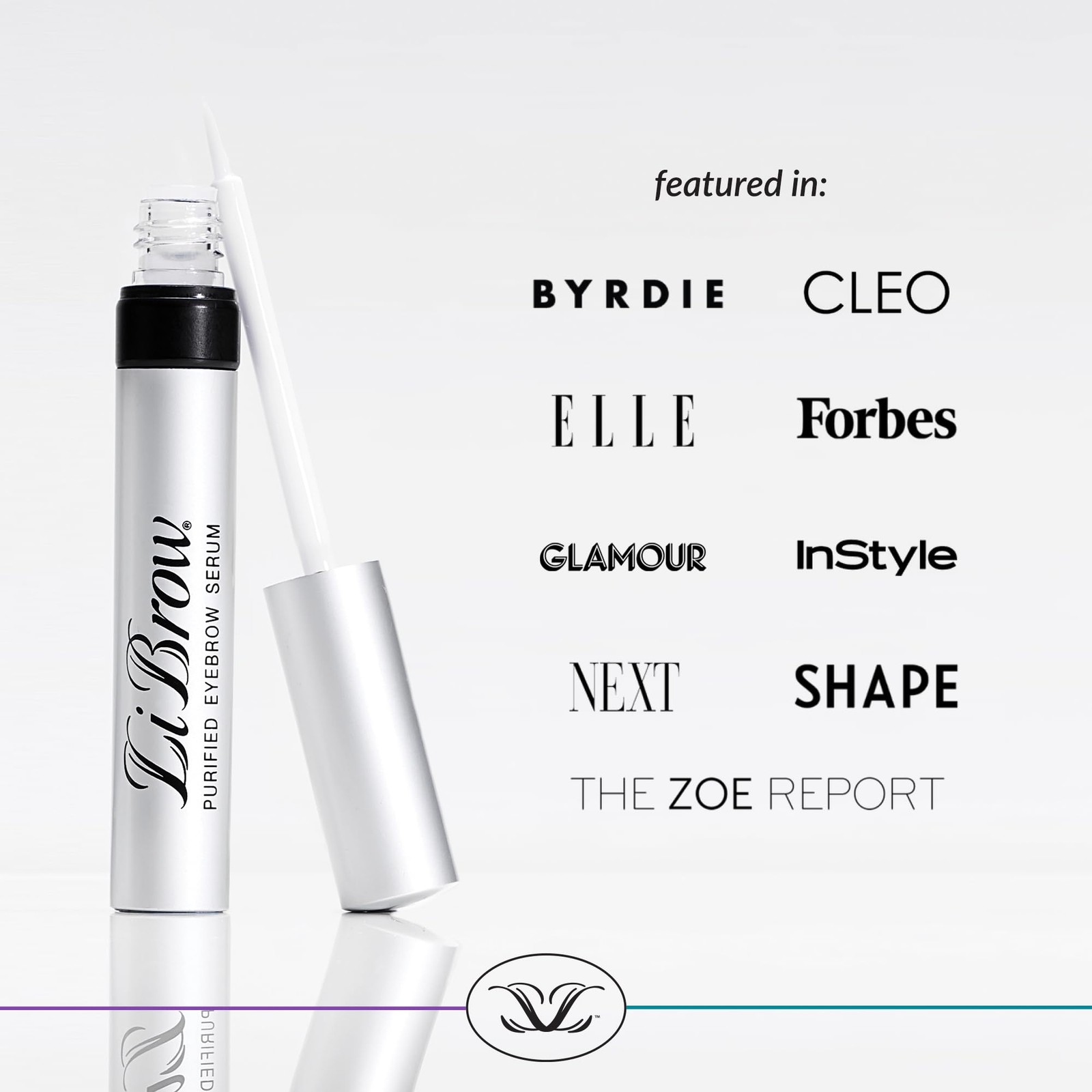LiBrow Purified Eyebrow Serum to Grow Darker, Fuller, ThickerLooking Brows
