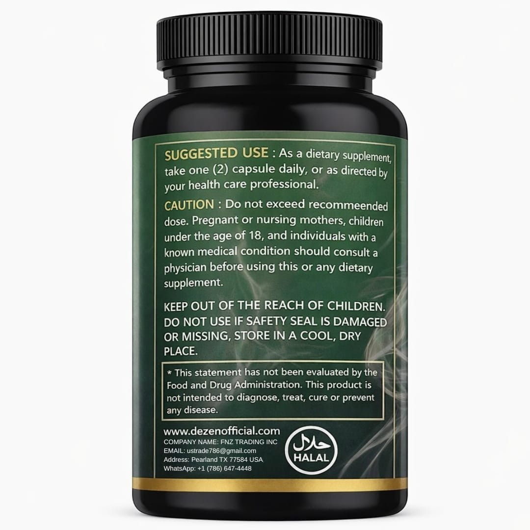 Sea Moss Capsules 19445mg with Black Seed Oil & Ashwagandha,Herbal Supplement