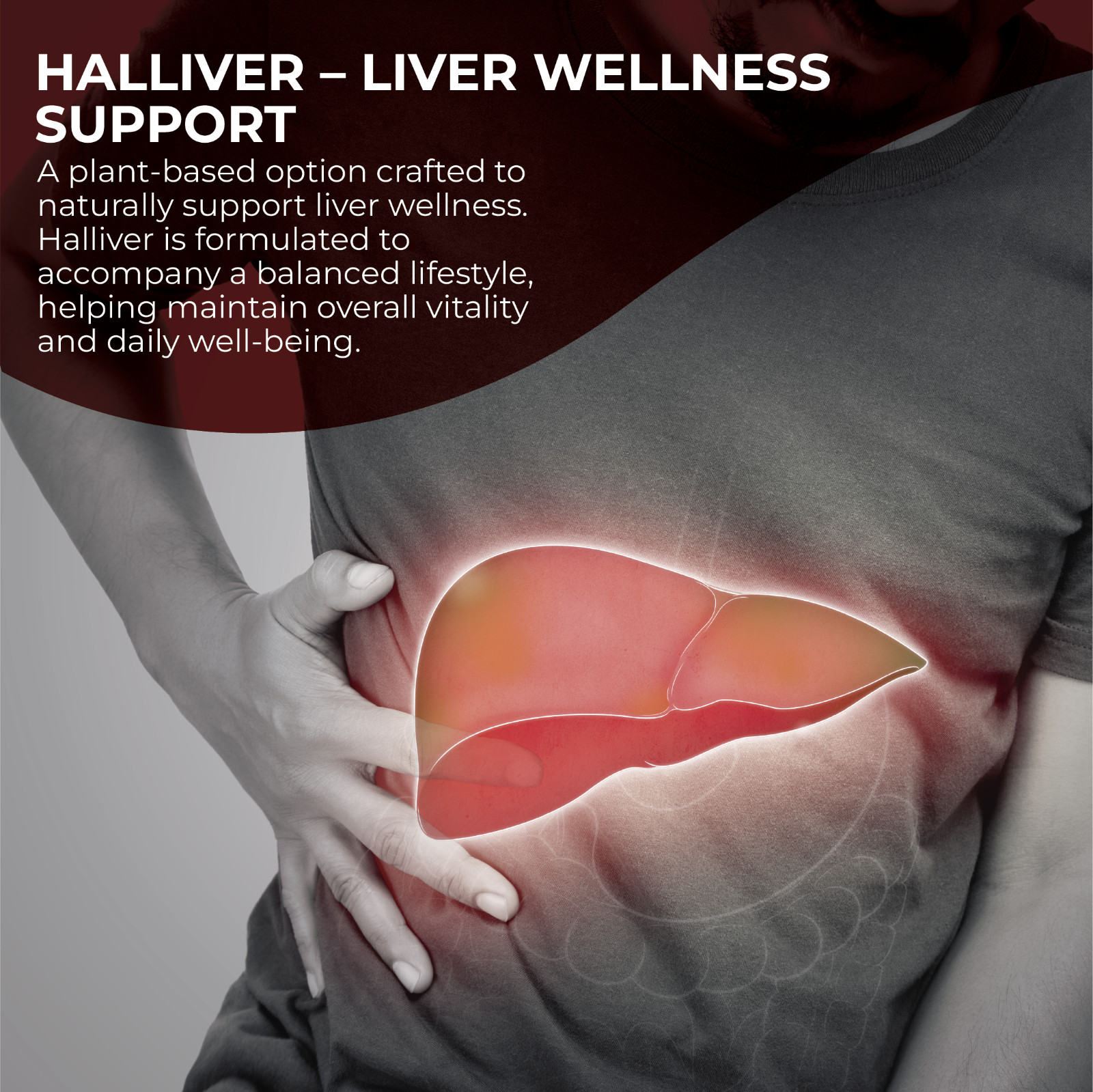 HALLVIER – Liver Cleanse Detox – Support Supplement with Milk Thistle – 60 Cap