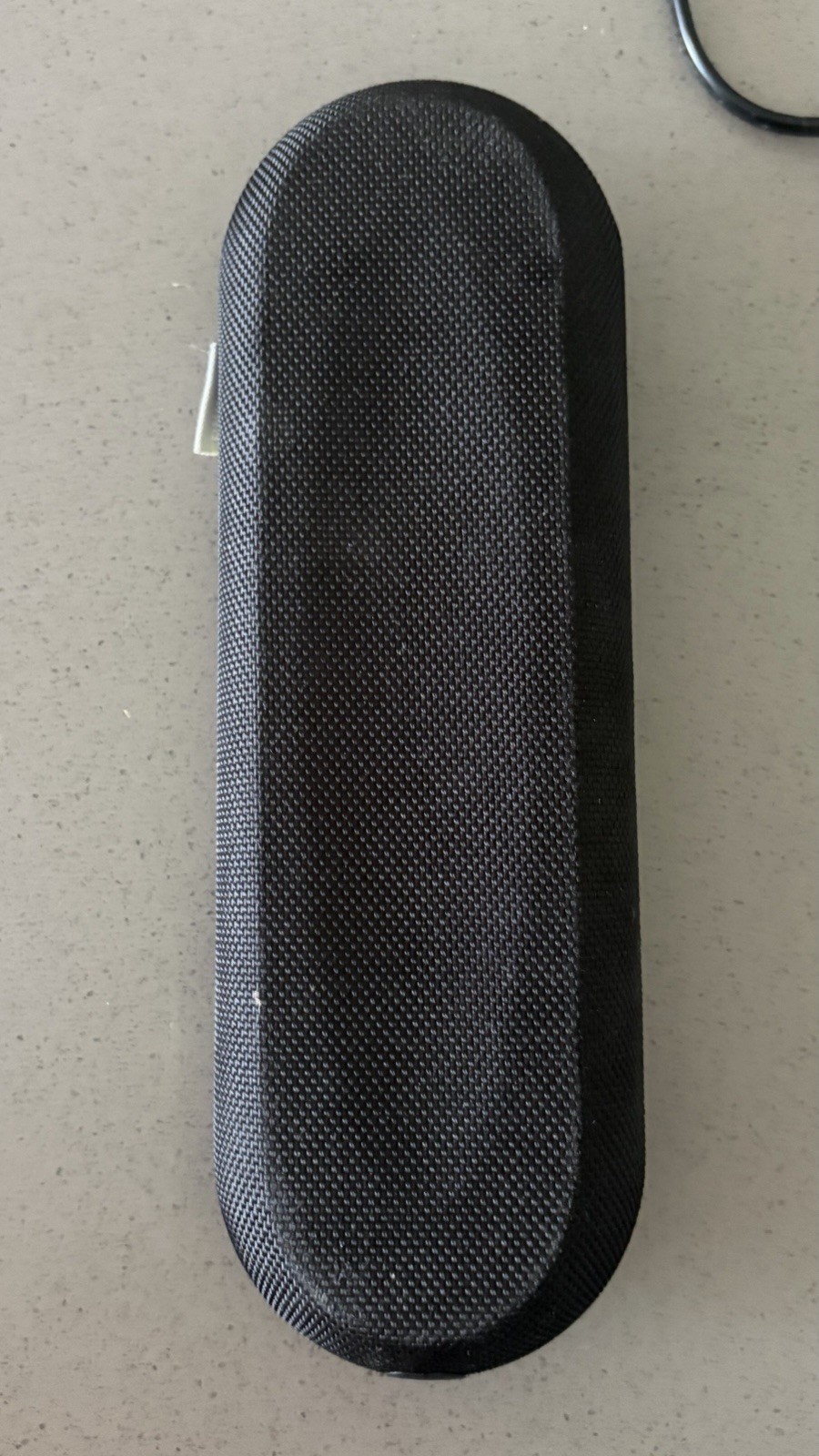 Philips Hard Zip Travel Glasses Case Black w/ Green Interior Plastic/Fabric
