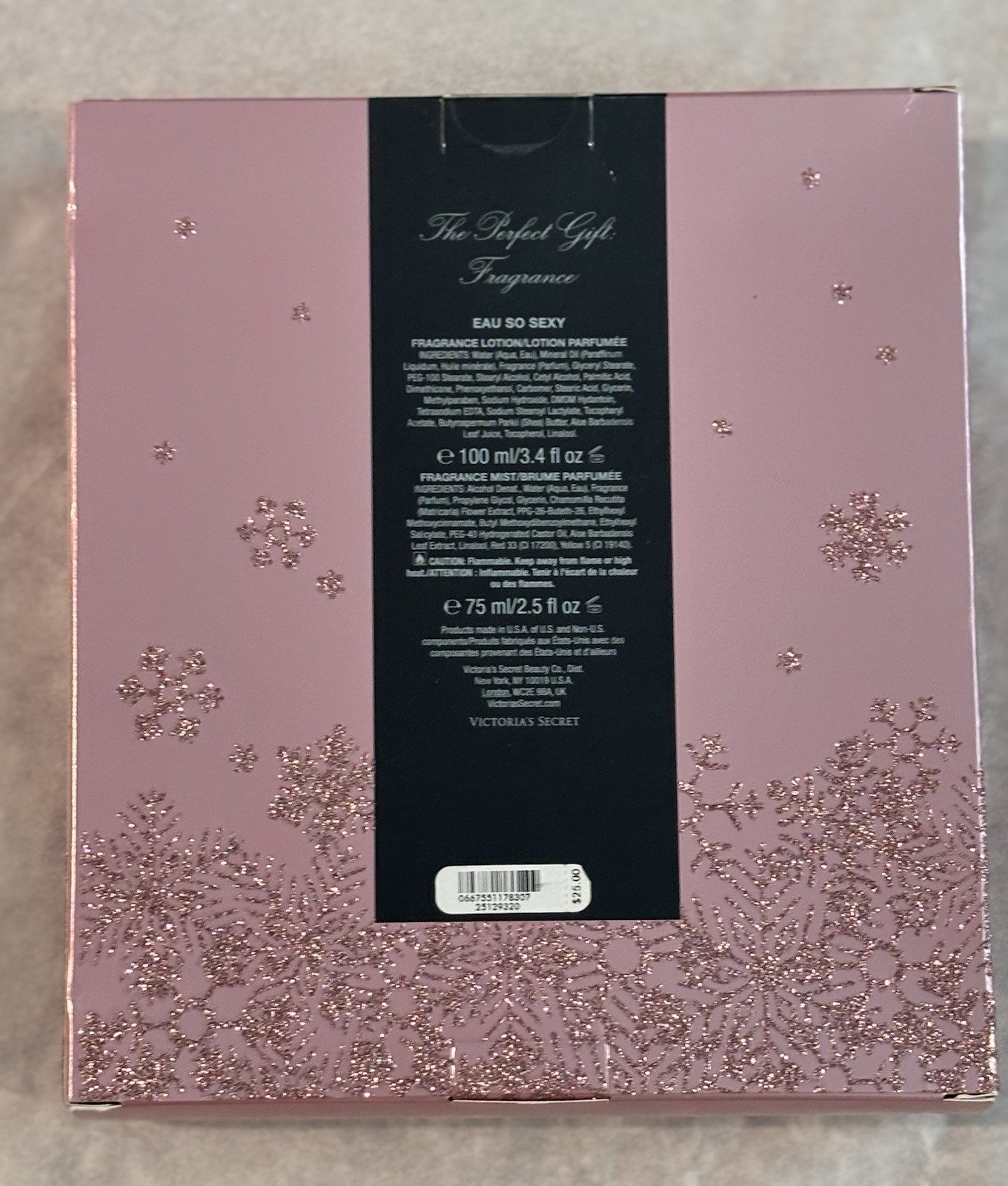 2 PCS VICTORIA’S SECRET EAU SO SEXY FRAGRANCE LOTION AND BODY MIST GIFT SET NEW