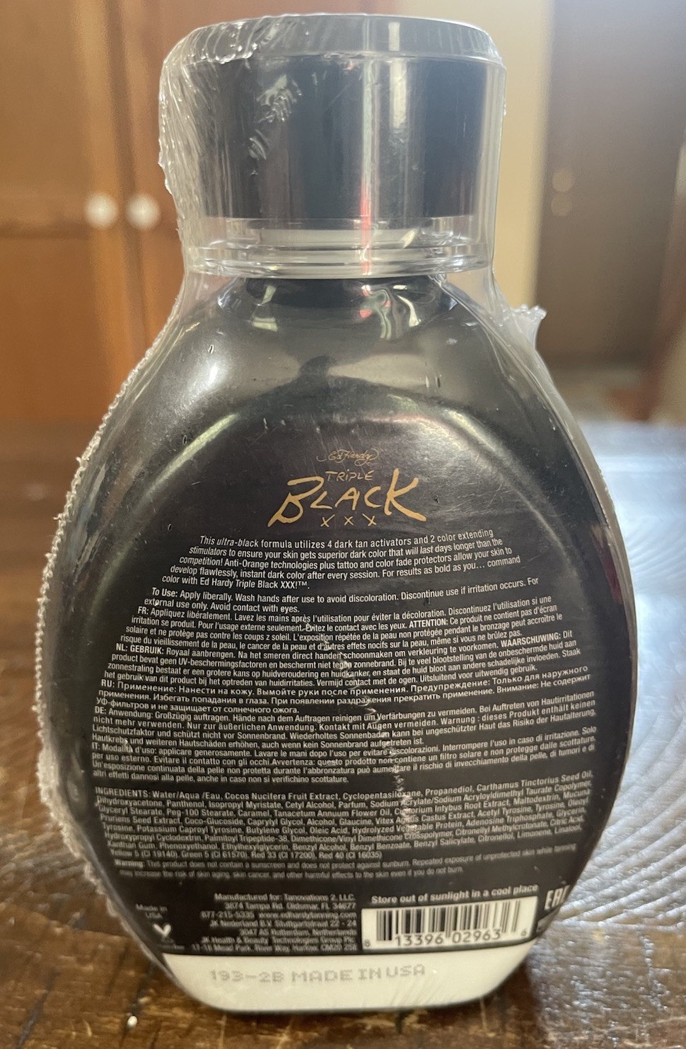 Ed Hardy BLACK XXX Instant Dark Color Tanning Lotion, 13.5 oz – New, Sealed!!!