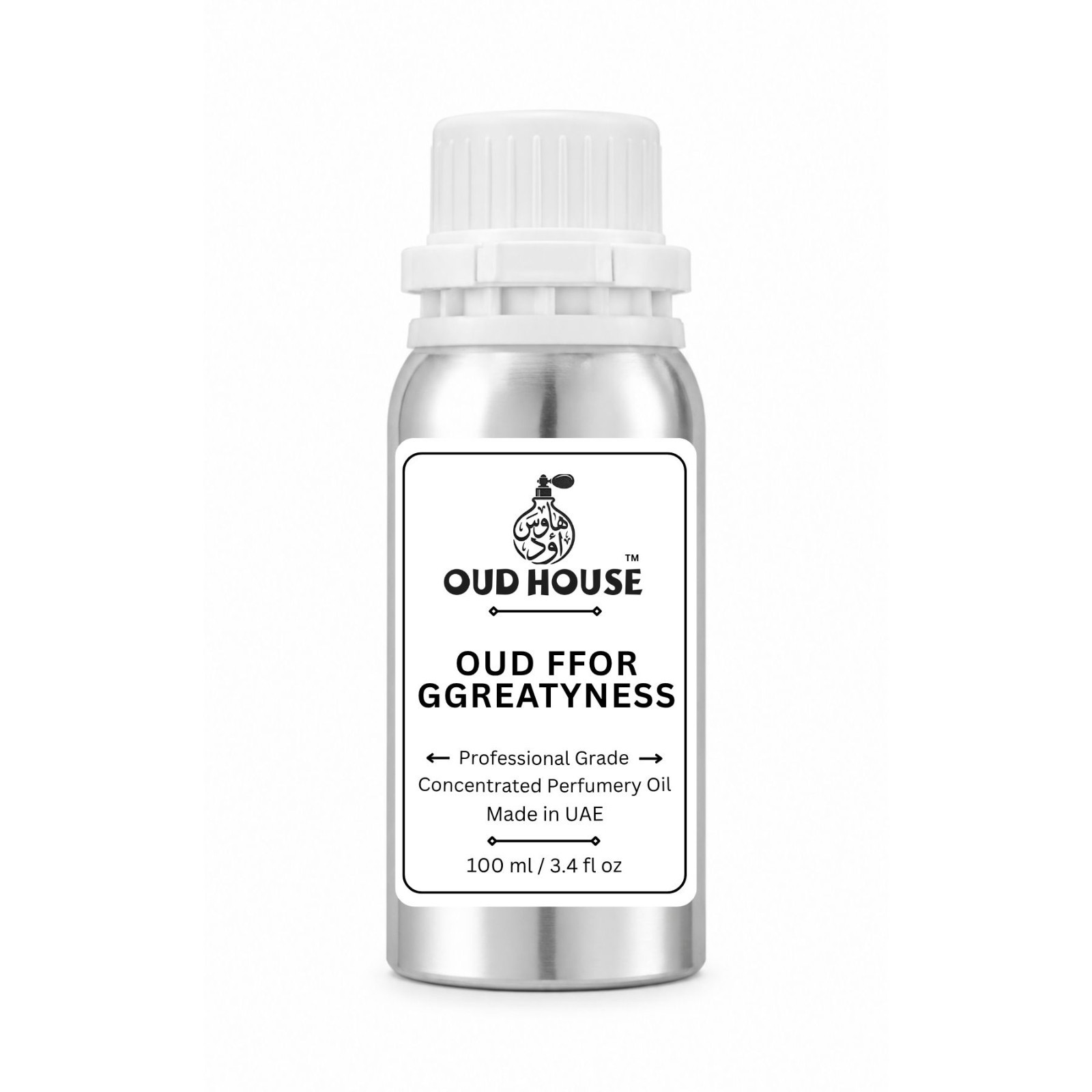 Oud House Oud FFor GGreatyness Perfumery Oil 3.4 fl oz Luxury Oud Oil