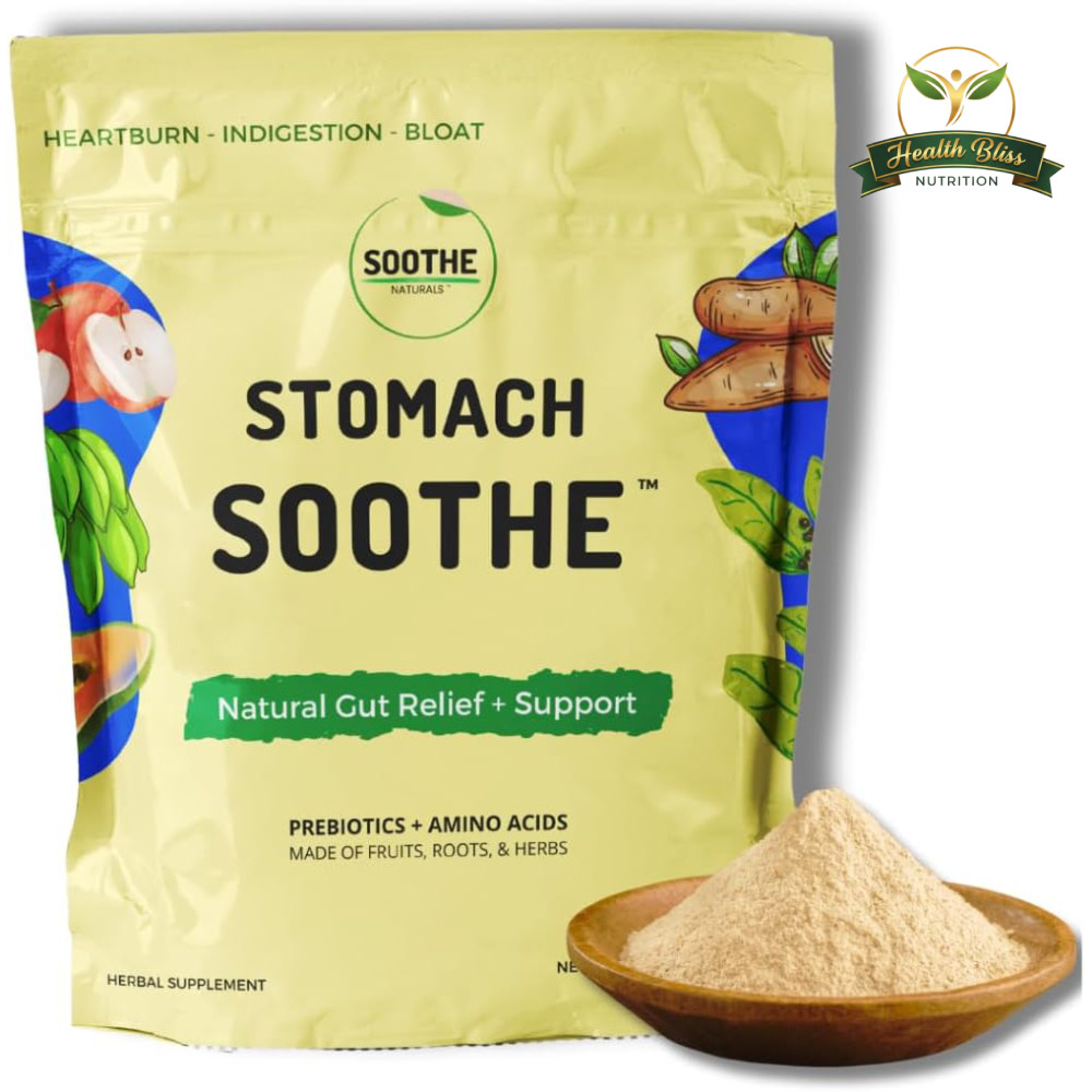 Soothe Naturals Acid Reflux Powder Digestive Support, 12 OZ