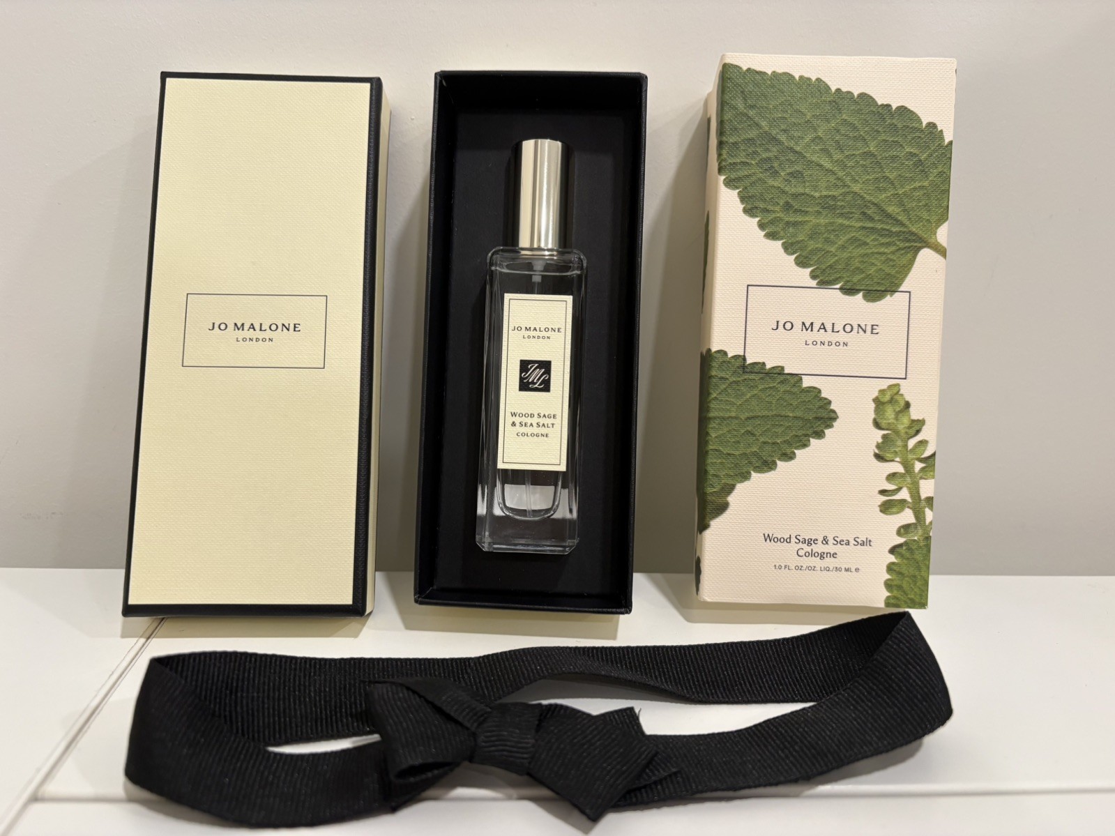New Jo Malone Wood Sage & Sea Salt Cologne 1oz/30ml with gift box free shipping