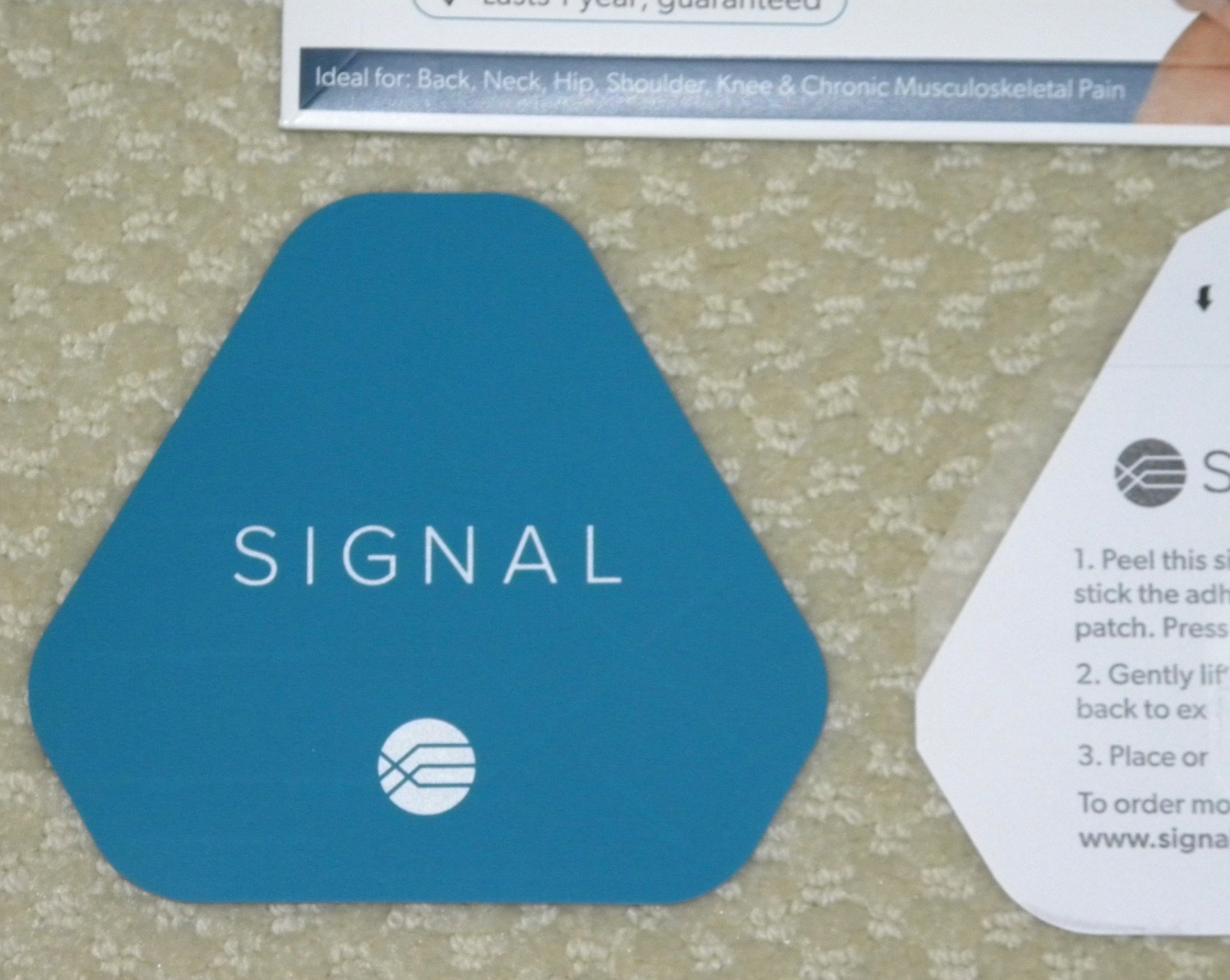 1 Pack SIGNAL RELIEF 4.5″ Kit 1 Reusable Patch 3 Adhesives NEW