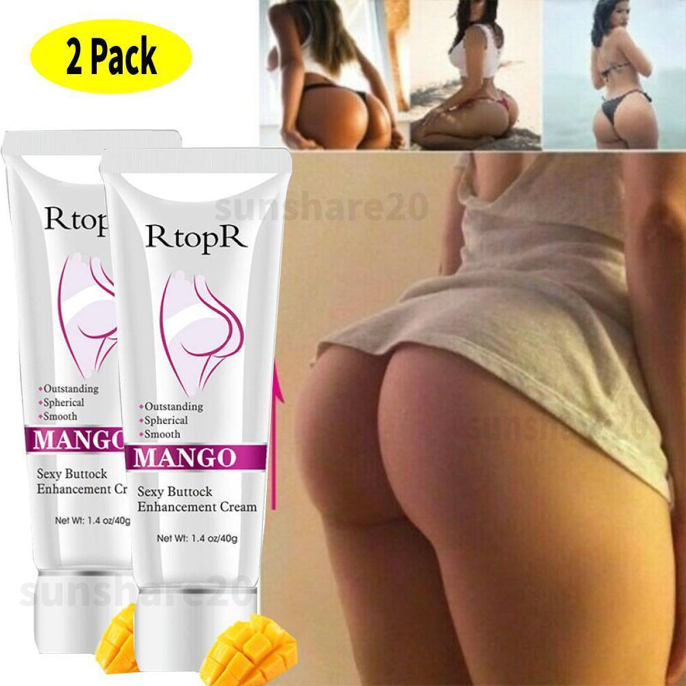 2 Pack Hip Lift Up Cream Butt Buttock Booty Enhancer Bigger Enlargement Massage