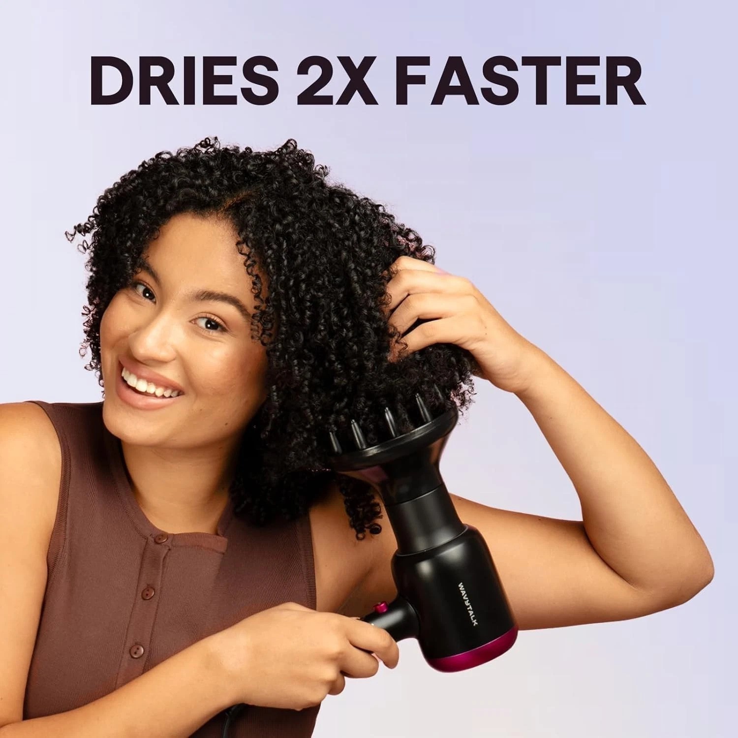 Ceramic Blow Dryer with Automatic Shut-off & Frizz Reduction – Rose Gold 1875W
