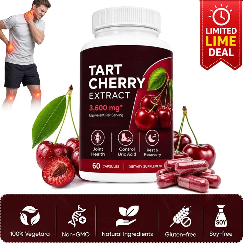 Good Grove Tart Cherry Extract,Goodgrove Tart Cherry Cold Extracted,60 Capsules