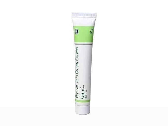 GA-6 Unscented Glycolic Acid Cream 30g – For Skin Exfoliation & Smoothness
