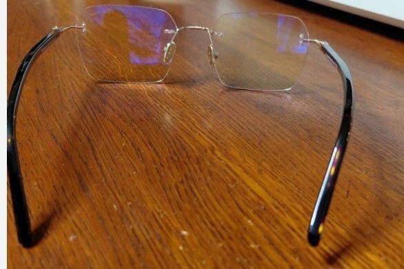NEW Tom Ford FT5934-B 028 54 Rimless Eyeglasses Rose Gold Titanium Frame Elegant