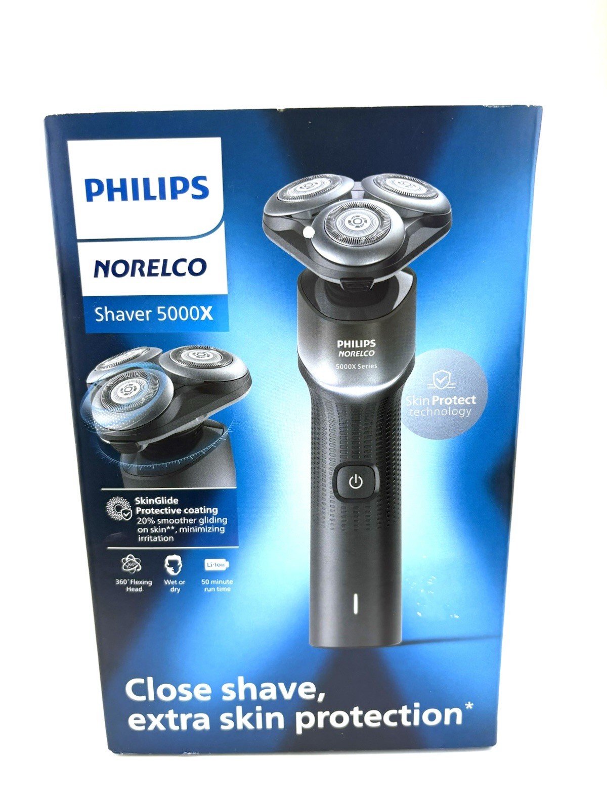 Philips Norelco Shaver 5000X Men’s Wet Dry Cordless Rechargeable Shower Proof