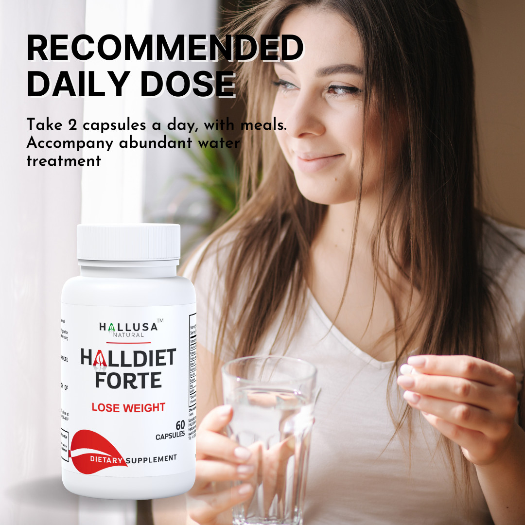 HALLDIET FORTE – Weight & Diet Management Support – Appetite Control – 60 Caps