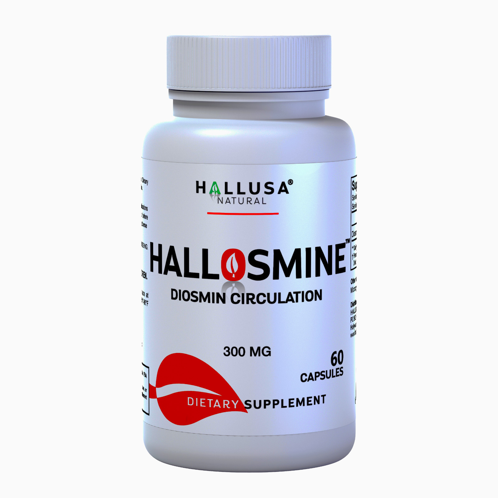 HALLOSMINE 300 Mg – Vascular Health & Vein Support – Diosmin Circulation 60 Cap