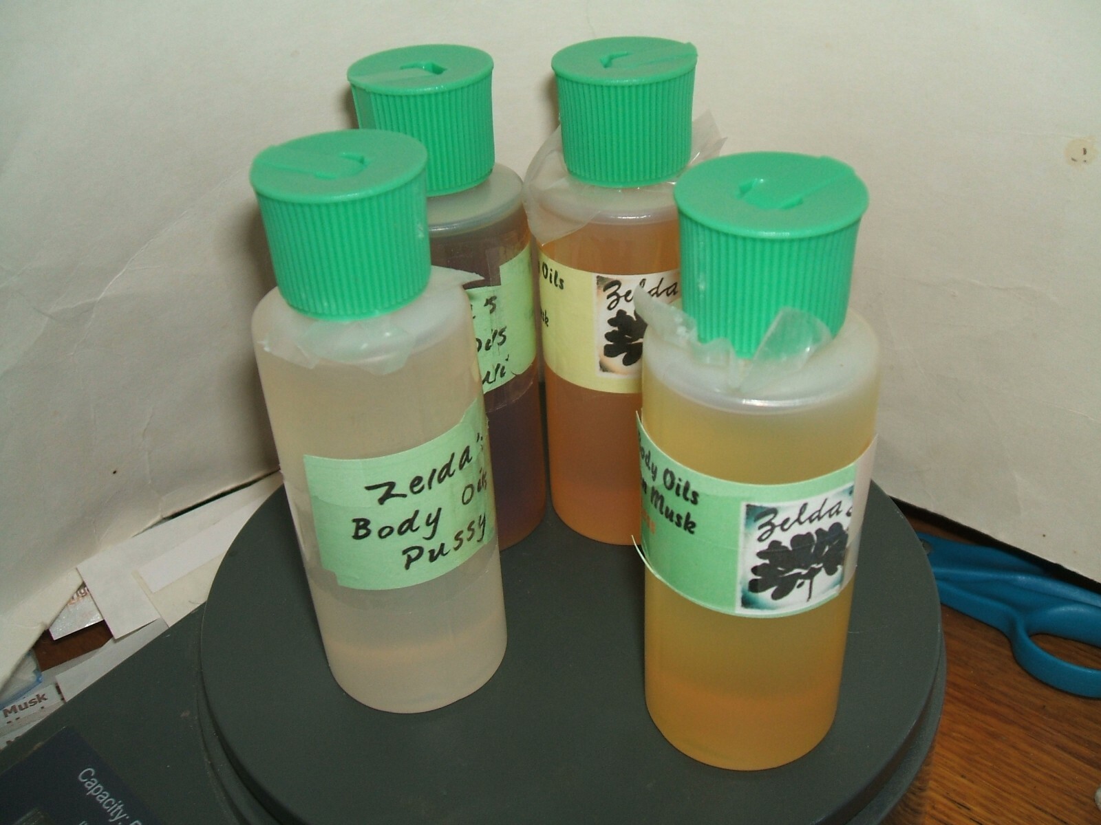 Zelda’s Pure Natural Fragrance Body Oils Egyptian Musk Choose More Scents 2oz