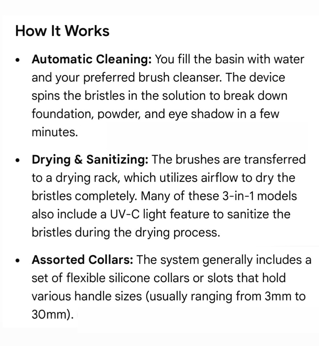 Makeup Bush Cleaning Machine: Open Box