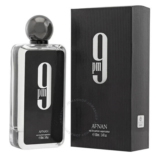 9 PM Black by Afnan Eau de Parfum for Men 3.4 oz / 100 ml | Bold & Sophisticated