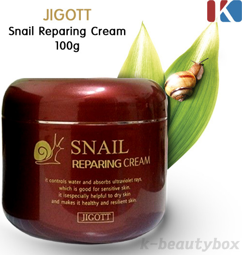 MIZON All In One Snail Repair Cream JIGOTT Snail Reparing Cream Anti-Aging Cream