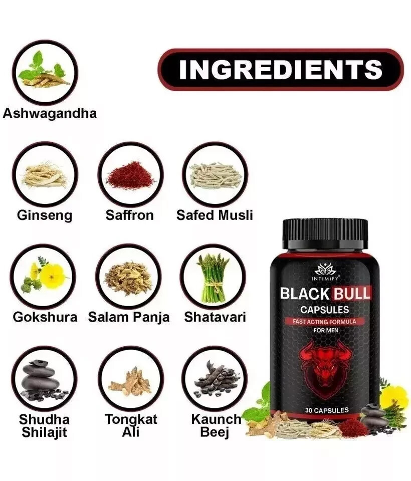 NEW . 30 Powerful Capsules . Works In 10 Minutes. 100% Money Back Guaranteed….