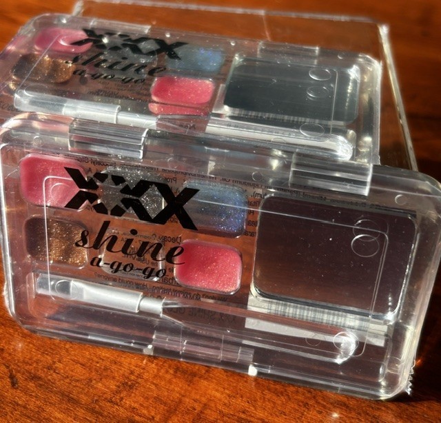 Vintage Urban Decay XXX Shine A-go-go Mini XXX Shine Lip Gloss palette +mirror