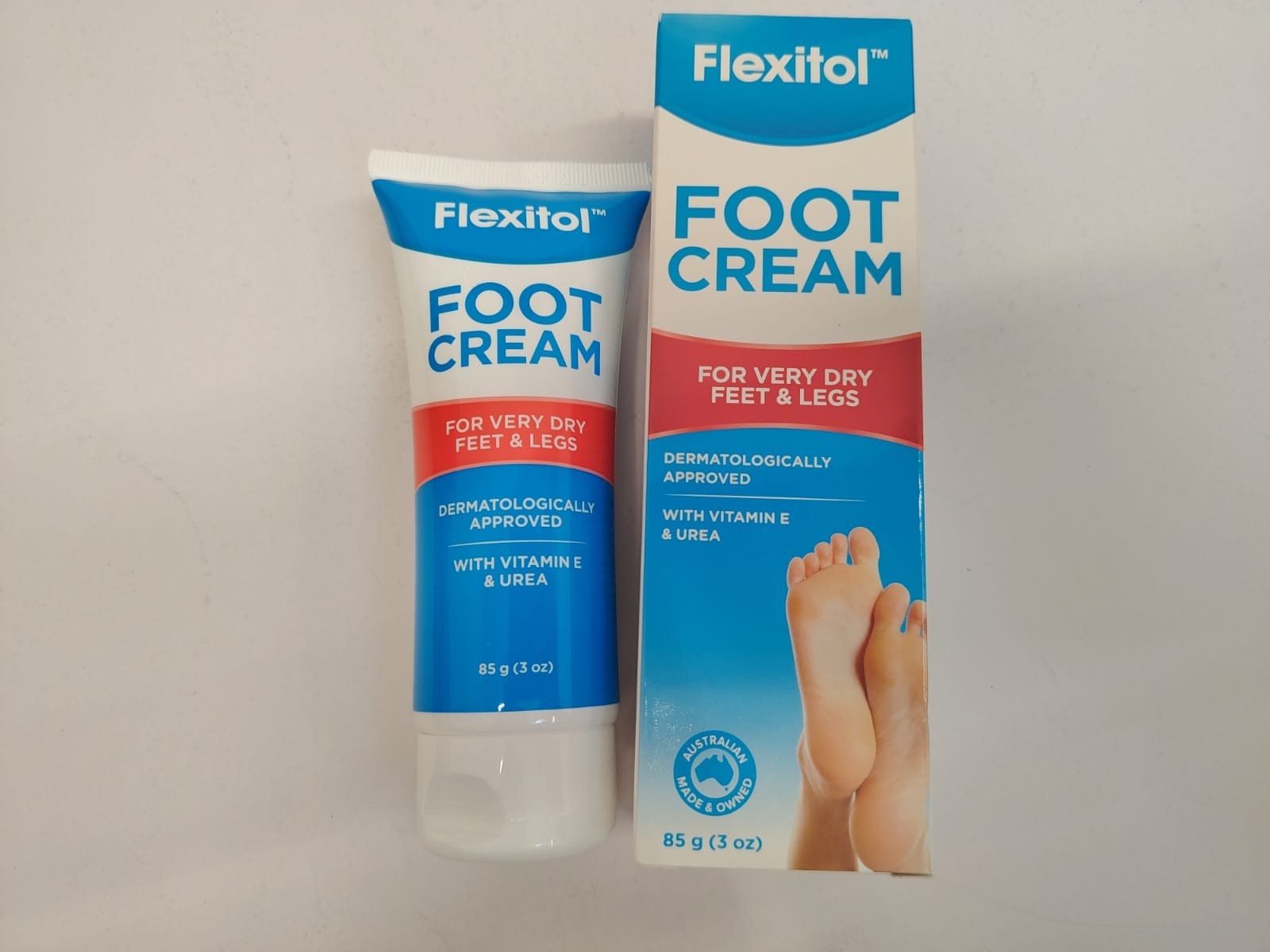 Flexitol Heel Balm Ointment Cream For Dry Feet Legs With Urea & Vitamin E 3 oz