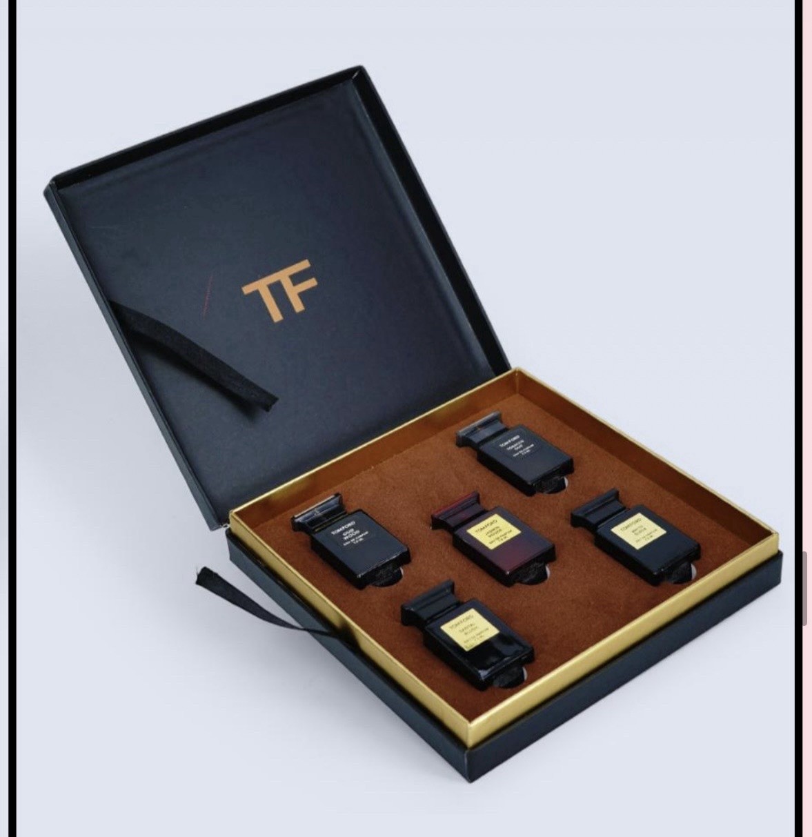 Tom Ford TF Perfume Gift Set Travel Size 5 x 0.14 fl oz