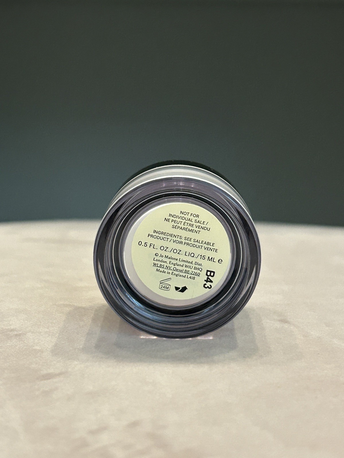 Jo Malone Wood Sage & Sea Salt Body Creme 0.5 oz 15ml New Sealed