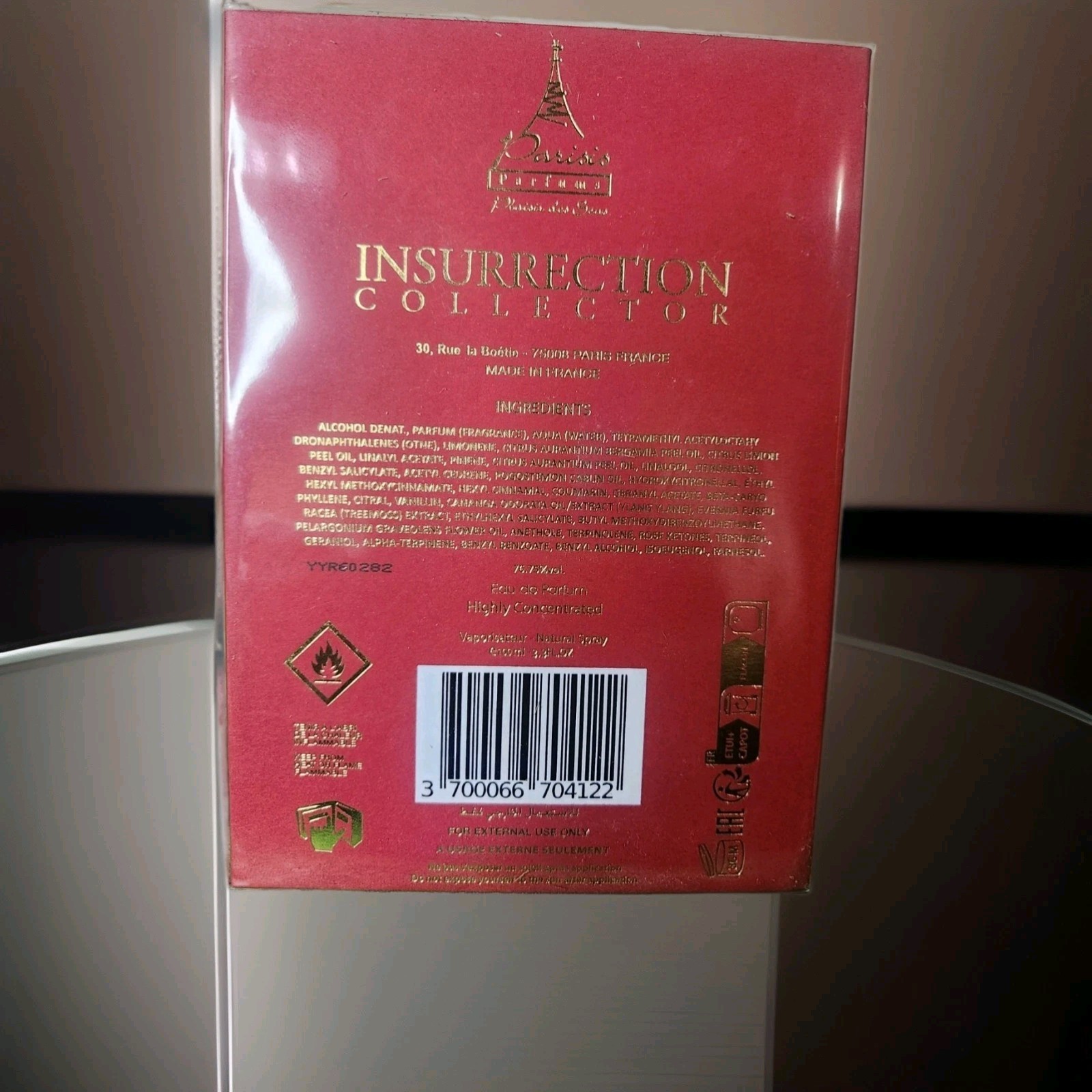 SOVEREIGN INSURRECTION Collector EDP Spray For Men 100 ML/3.3 OZ 🔥