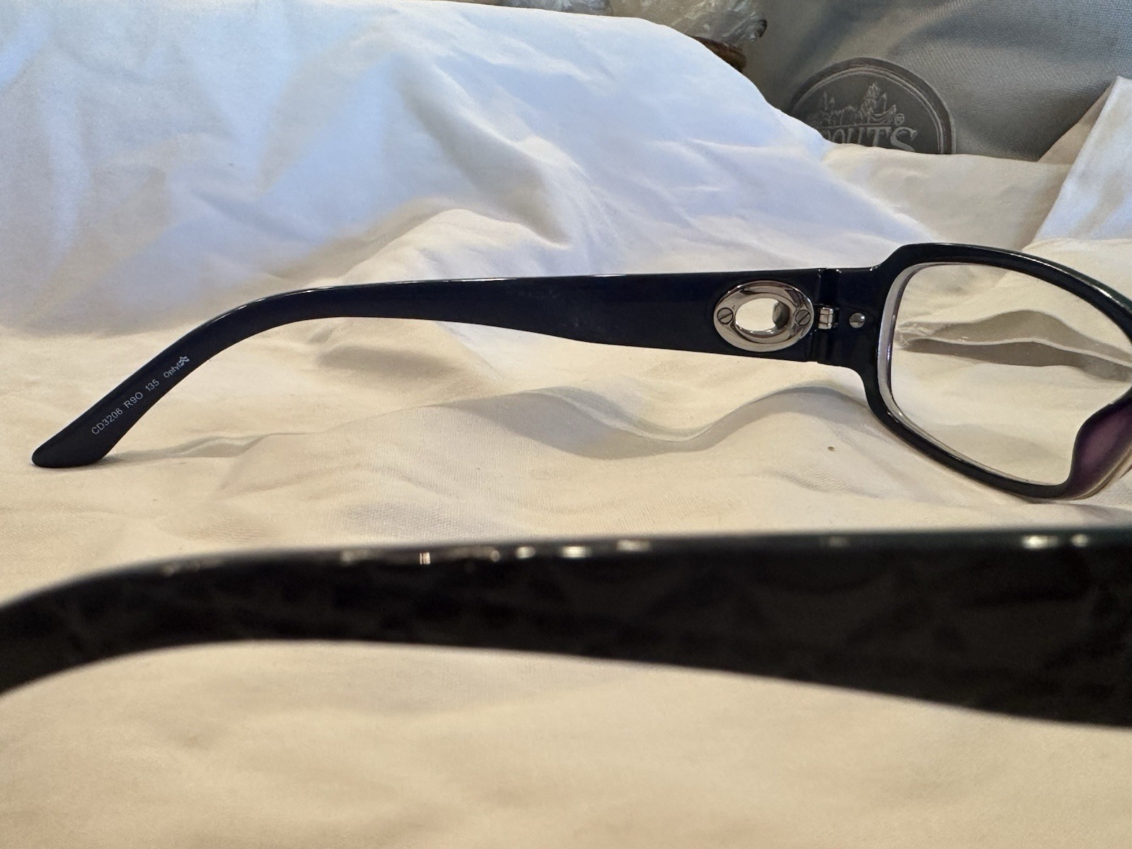 Christian Dior CD3206 Frame Lenses Burgundy Violet Glasses