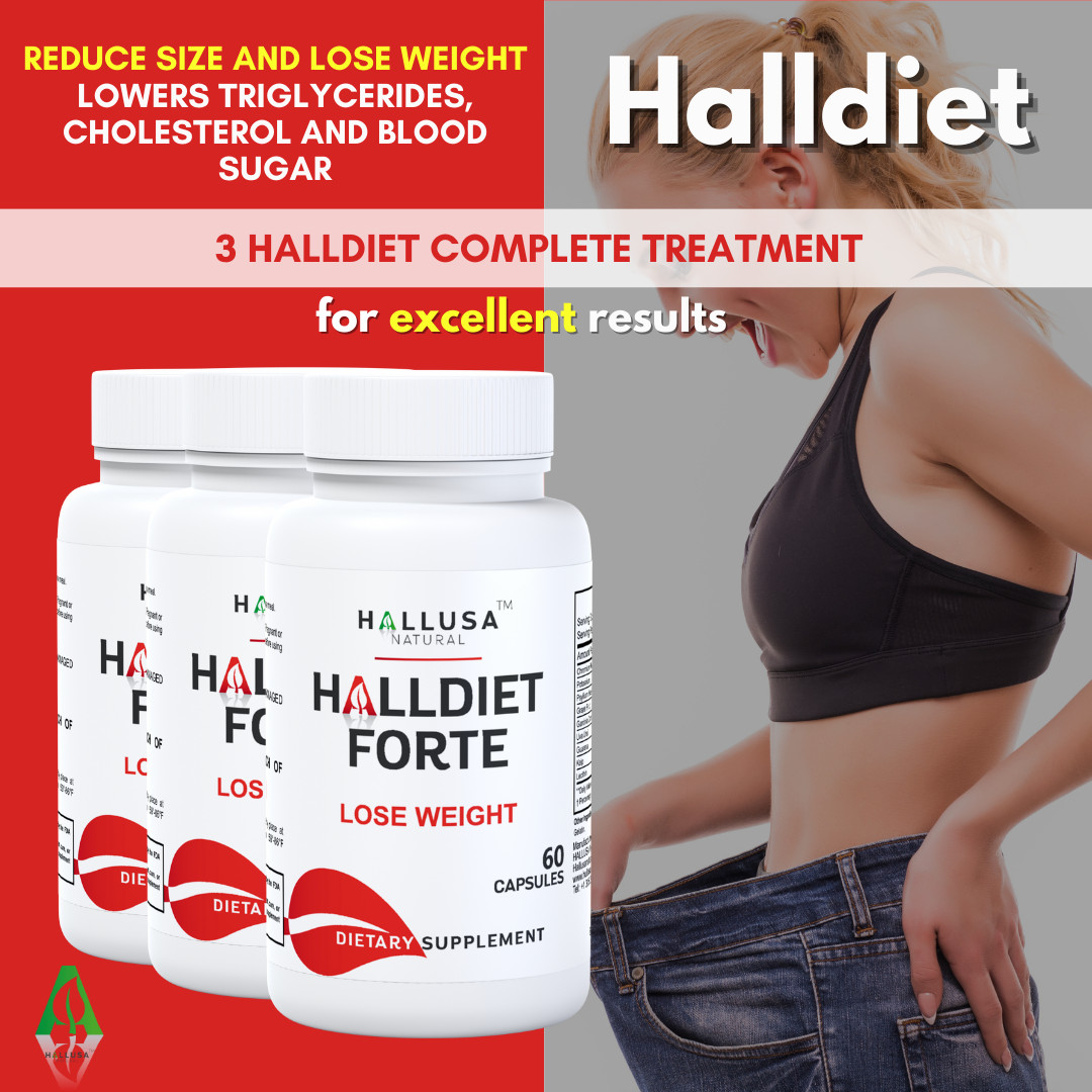 HALLDIET FORTE – Weight & Diet Management Support – Appetite Control – 60 Caps