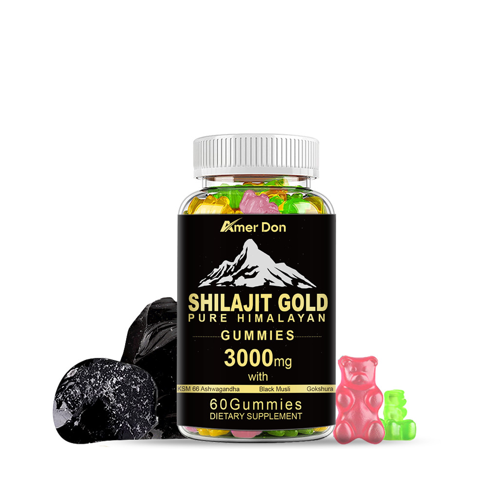 Himalayan Shilajit GOLD Gummies, Organic, Extremely Potent 3000 mg, Fulvic Acid