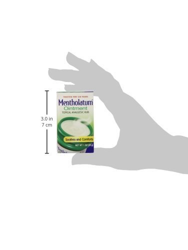 3 Pack Mentholatum Ointment/Topical Analgesic/Aromatic Vapors, 1 Ounce Each