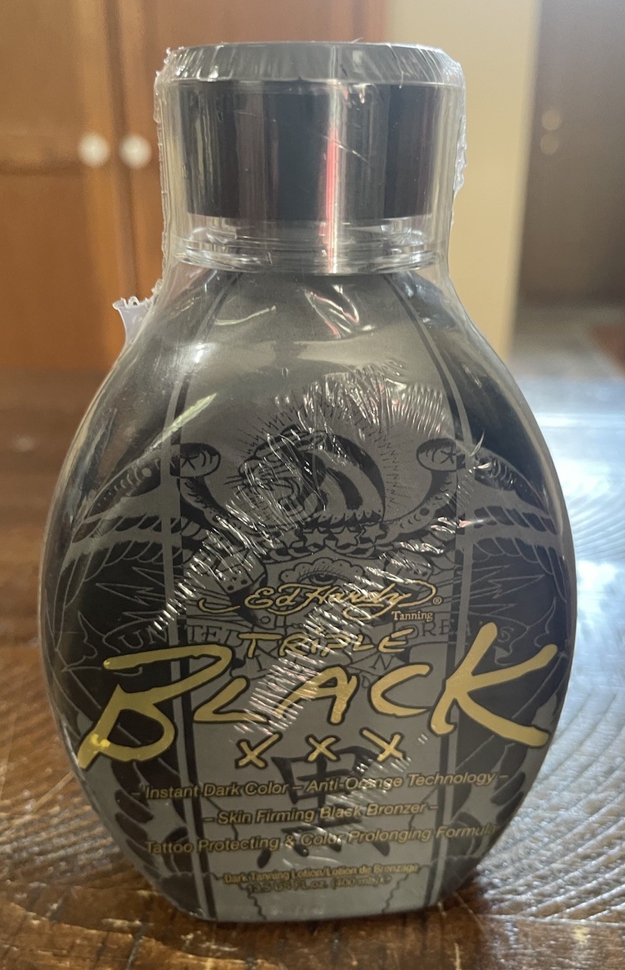 Ed Hardy BLACK XXX Instant Dark Color Tanning Lotion, 13.5 oz – New, Sealed!!!