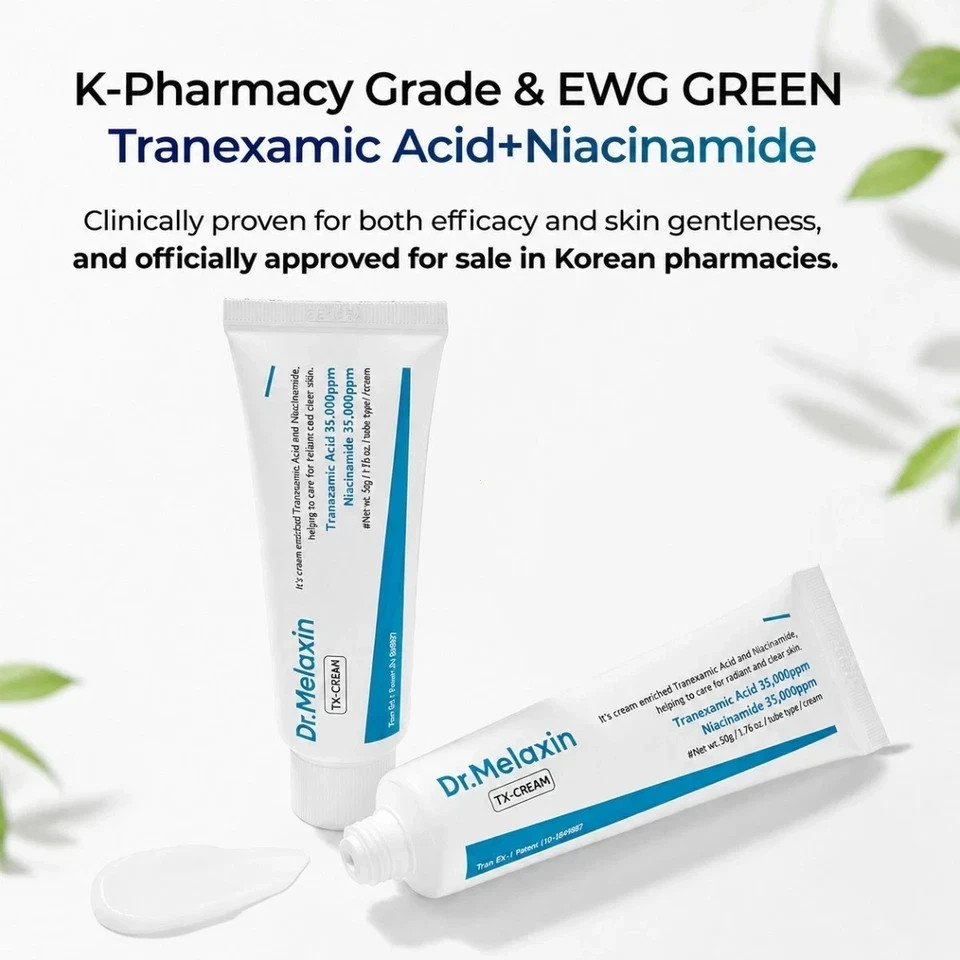 Dr.Melaxin TX Cream 50ml Tranexamic Acid Niacinamide Fade Dark Spots