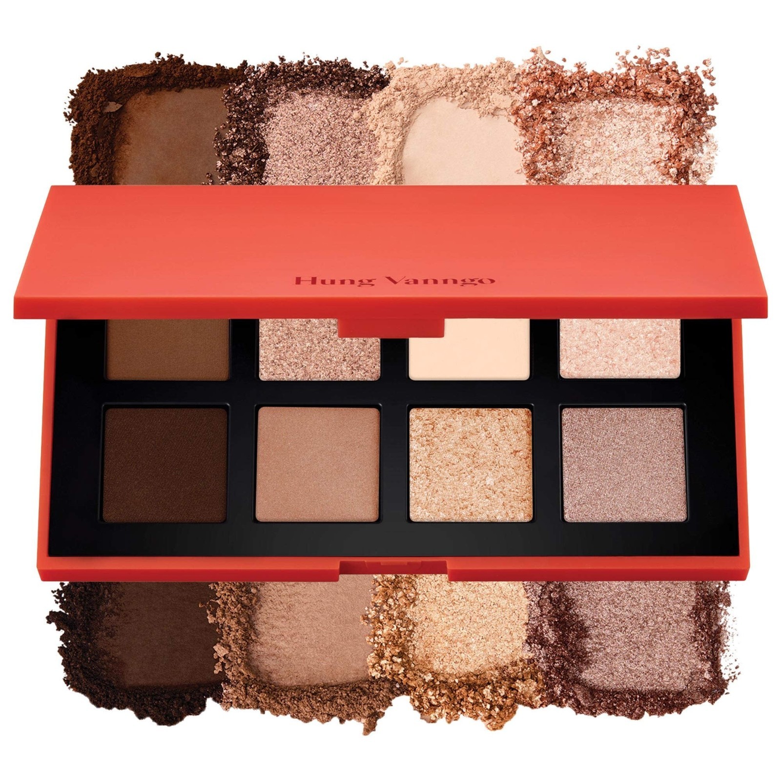 Authentic HUNG VANNGO BEAUTY Color Story Eyeshadow Palette,8 SHADES,8 x 0.06 oz