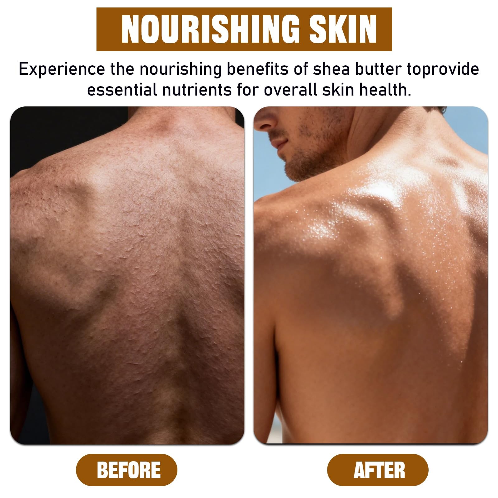 2PCS Pheromone Body Butter for Men, Body Skin Cream with Shea Butter, Cocoa B…