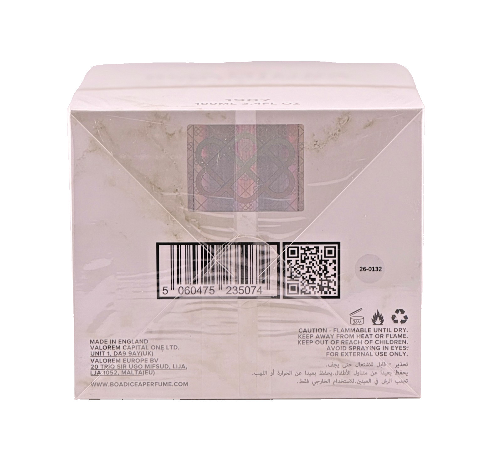 Boadicea The Victorious 1907 Eau de Parfum 3.4 oz 100 ml Brand New In Sealed Box