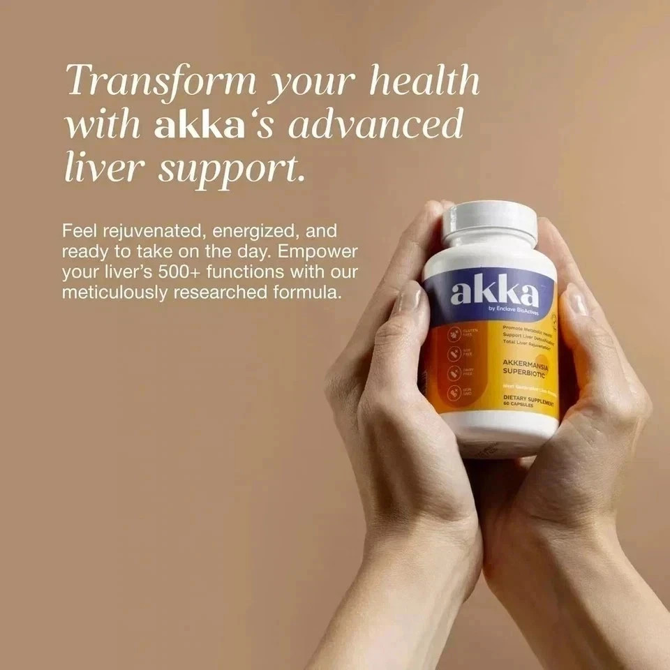 Akka Premium Liver Cleanse Detox & Repair Superbiotic. 60 Capsules Gut Health