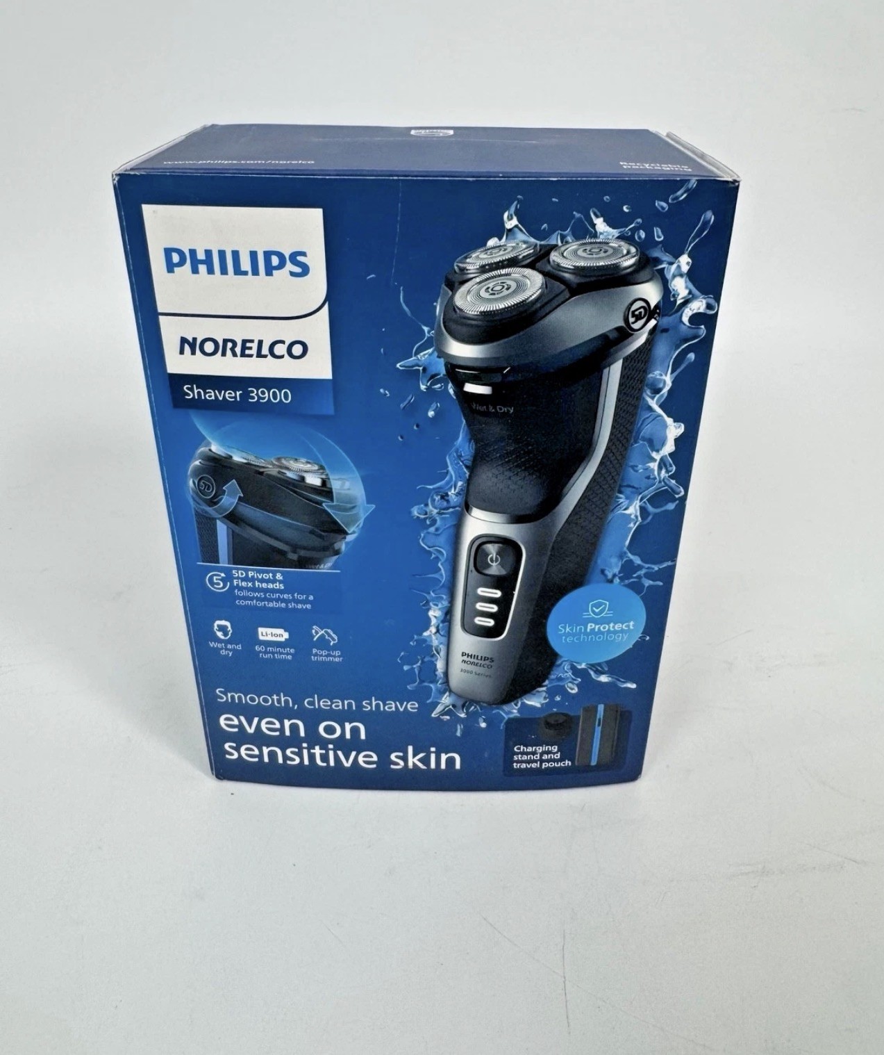 Philips Norelco Shaver 3900 S3341/92 Wet Dry Razor Open Box