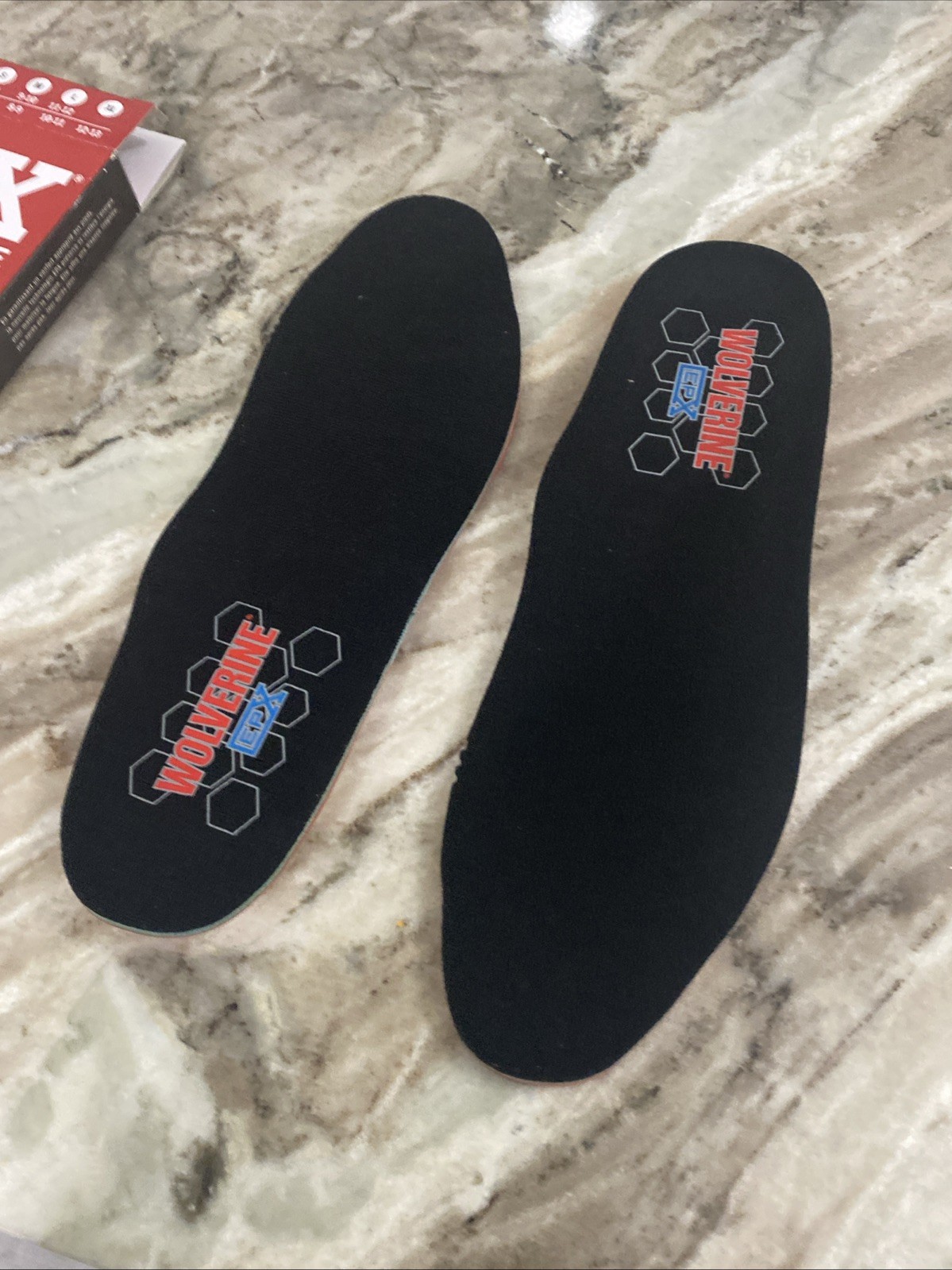 New Men’s Sz 12 M Wolverine Durashock W04529 EPX Anti-Fatigue Insoles For Boots